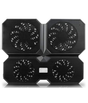 deepCOOL MultiCore X6 13" ~ 17" ABS Plastik Metal Siyah Notebook Soğutucu 4fanlı